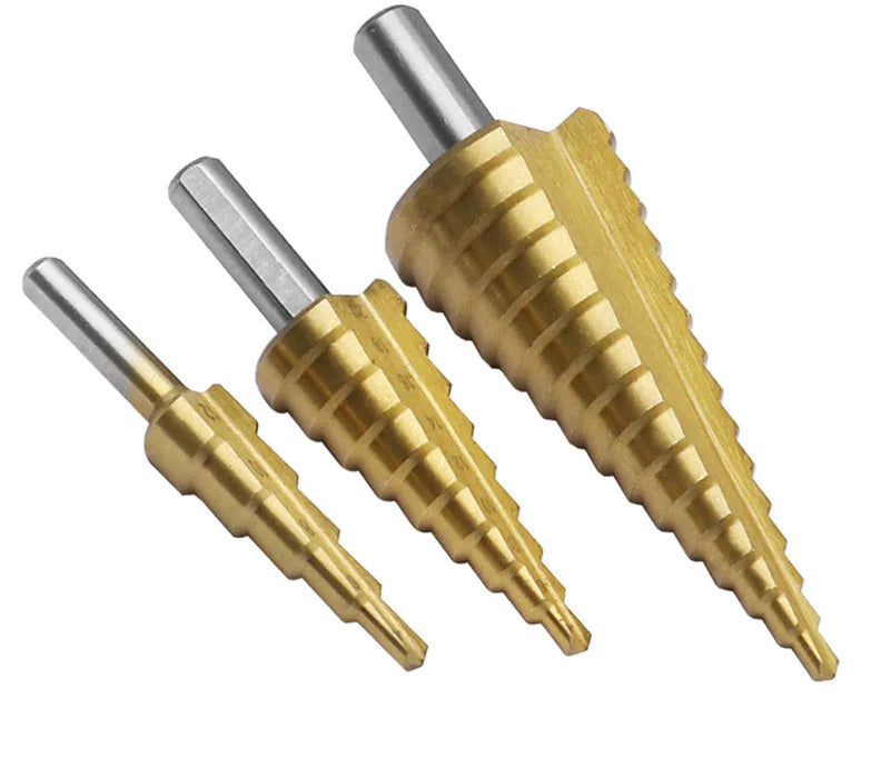 Step Drill Groove Saw Set (6 Pieces)_Juego de sierras ranuradoras con broca escalonada (6 piezas)