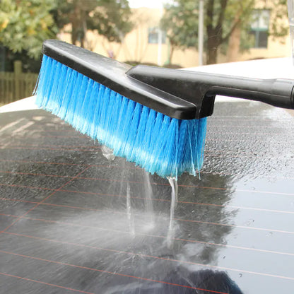 Car Wash Brush with Long Handle and Foam Bottle