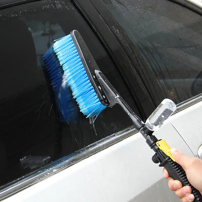 Car Wash Brush with Long Handle and Foam Bottle